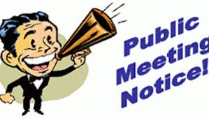 Monthly Public Meetings – New Venue