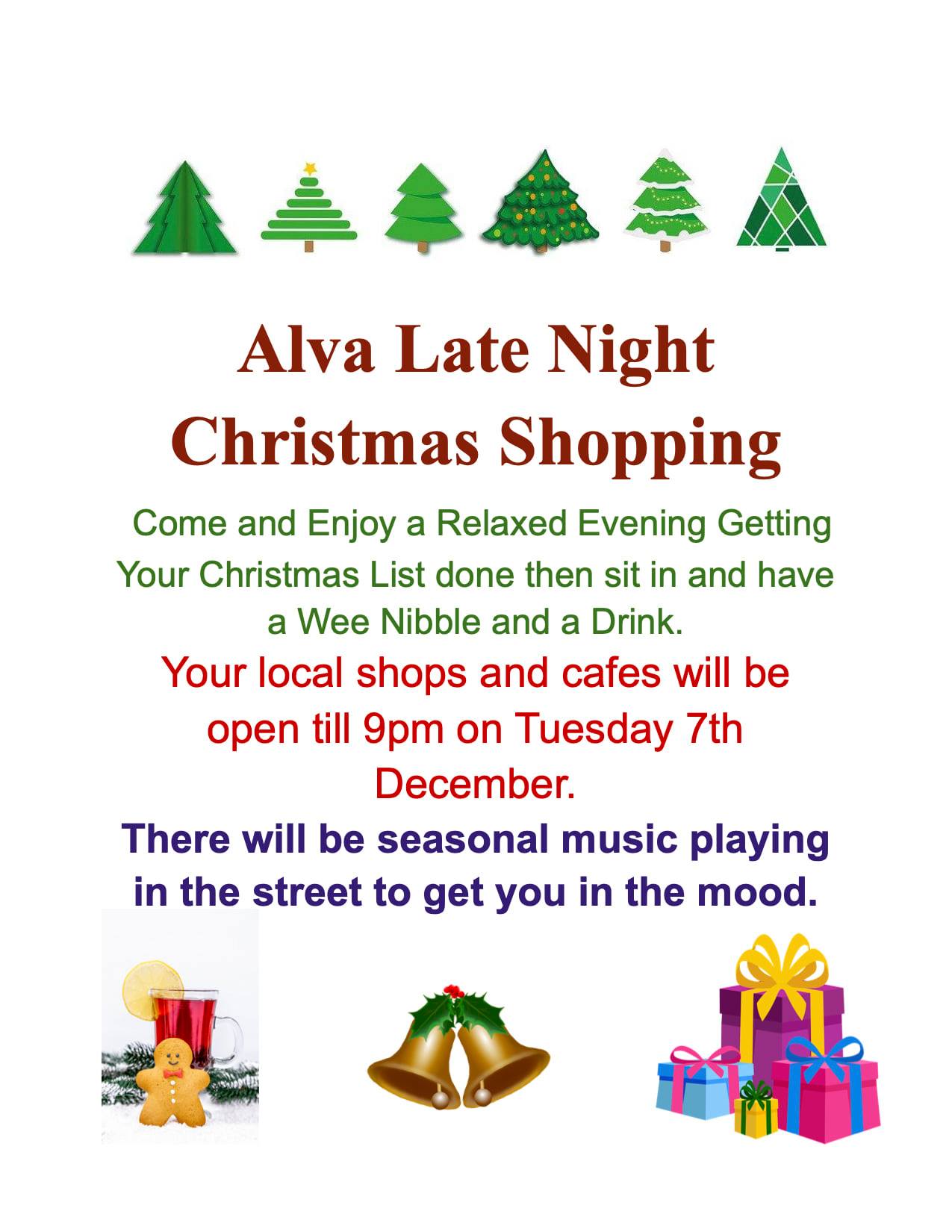 Christmas Late Night Shopping
